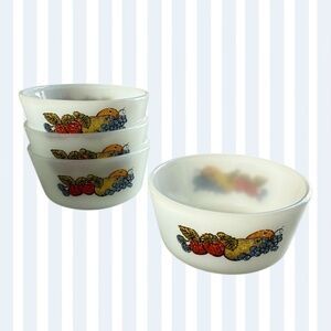 FireKing Set of 4 Bowls